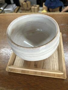 志野茶碗　西川弘志作品　美濃大摺　抹茶茶碗 幻の作者？抹茶碗 お値段の交渉承ります　お申し付け下さい