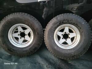 BSスタッドレス LT285/75R16 アルミホイールセット PCD139.7 6穴 