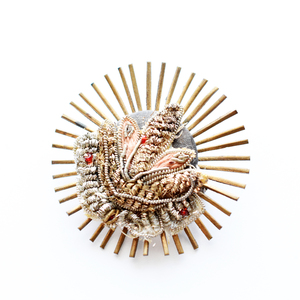 Vintage　1950′s 　ethnic　style　brooch