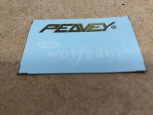 Peavey Wolfgang ネックヘッド ロゴ デカール #DECAL-PEAVEY-WOLFGANG