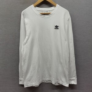 K495 adidas originals アディダス オリジナルス 長袖 Tシャツ XO ホワイト トレフォイル ロゴ ロンT AC WAPPEN LS TEE スポーツ