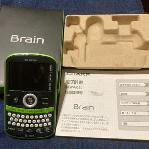 SHARP 電子辞書 Brain PW-AC10-G シャープ