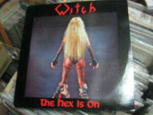 WITCH / THE HEX IS ON U.S.レッドクリアービニールLP 