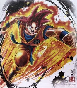 即決 新品 ドラゴンボール 色紙ART8 ミニ色紙　孫悟空　超サイヤ人　ゴッド　鳥山明