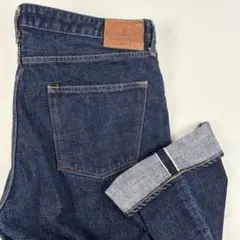 b691✨美品✨【JAPAN BLUE JEANS】デニム　濃紺　J466　36