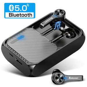 ★Bluetooth5.0イヤホン★Bluetooth5.0＋EDR★IPX7防水★5000mAh大容量★両耳＆片耳モード★Siri対応★マグネット充電★