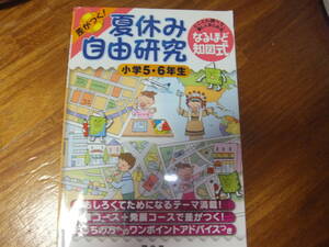 夏休み自由研究　小学５・６年生 とことん調べて、楽しくまとめるなるほど知図式／昭文社