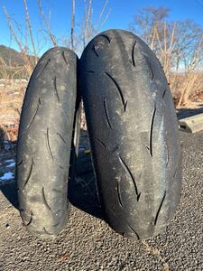 DUNLOP D212 M 前後セット D 120/70R17 200/55R17 22年製 【CBR R1 GSX-R ZX-10R V4R S1000RR】