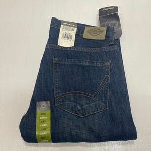 W32 IND ディッキーズ デニム スリムフィット テーパード 5ポケット USAモデル DICKIES ジーンズ 1