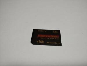 1GB　SONY　HIGH SPEED　メモリースティックプロデュオ　MEMORY STICK PRO DUO　メモリーカード