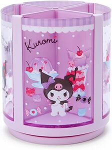 サンリオ(SANRIO) サンリオ ペンスタンド 紫 パープル プラスチック クロミ クロミちゃん KUROMI 360度回転 回