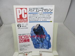 A3■NEW■パソコン・マガジン 1990年6月号【発行】日本ソフトバンク◆並■送料150円可