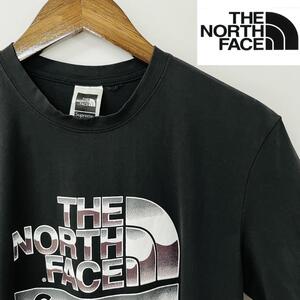 Supreme THE NORTH FACE 18SS コラボTシャツ メンズ Mサイズ シュプリーム ノースフェイス Metallic Logo T-Shirt 