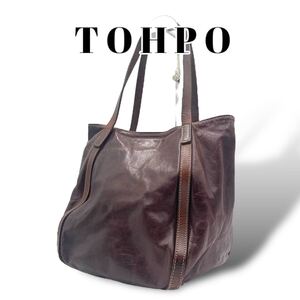 TOHPO　トートバッグ　ショルダーバッグ　ハンドバッグ　肩掛け　レザー　肩掛けかばん