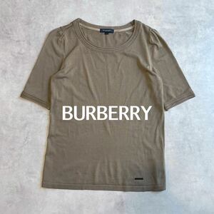 BURBERRY バーバリー　レーヨン　カットソー 半袖 半袖Tシャツ Tシャツ トップス　ブラウス　レディース