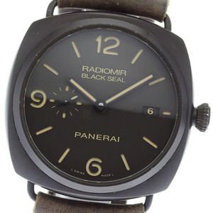 パネライ PANERAI PAM00505 ラジオミール コンポジット ブラックシール3デイズ スモールセコンド デイト 自動巻き メンズ _820995