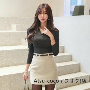 新入荷 長袖　　スカートスーツladies◇レディース　　sexy　　◇フォーマル　　　披露宴dress　フォーマル　　　ミニ丈