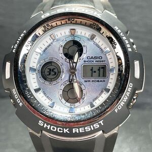 美品 CASIO カシオ G-SHOCK ジーショック G-702LV-7A 腕時計 アナデジ クオーツ 多機能 カレンダー メタルバンド 新品電池交換済み