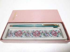 シェーファー　SHEAFFER　ボールペン　グリーン＆ゴールド　極美品！！