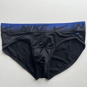 NIKE ナイキ　メンズビキニ　XL(L) 黒　ブラック　ナイロンストレッチ　スポーツインナー　ビキニブリーフ　メンズブリーフ　男性インナー