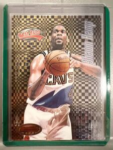 貴重 1997-98 Topps Bowman’s Best Best Cuts Shawn Kemp ショーン・ケンプ Panini バスケ 6× All-star All NBA Cavs ユニフォーム Dunk