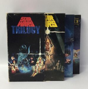 STAR WARS TRILOGY 3部作 VHS スターウォーズ 帝国の逆襲 ジェタイの復讐 JEDI フォックスビデオ ジャパン FOX ビデオ 希少 コレクション