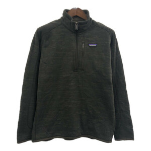 patagonia パタゴニア ハーフジップ ベターセーター フリースジャケット ブラウン (メンズ L) 中古 古着 Q6118