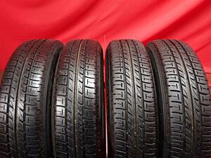 中古タイヤ 145/80R12 74S 4本セット ブリヂストン スニーカー SNK2 BRIDGESTONE SNEAKER SNK2 9分山★n12 アルト ミラ ライフ ミニカ