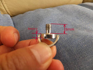 カメラ止ネジ　1/4インチネジ カメラ固定ネジ　