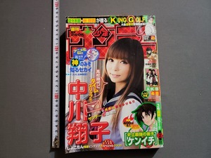 2010年 NO.43 週刊少年サンデー 中川翔子ピンナップあり　神のみぞ知るセカイ　名探偵コナン　マギ　結界師　境界のRINNE　小学館　雑誌/AC