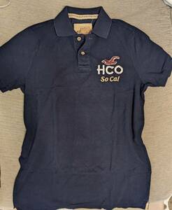 * ラスト * HOLLISTER ホリスター ポロシャツ ピケロゴ Polo L / Navy *