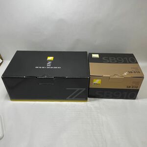 ジャンク/返品不可 空箱2つ Nikon Z50 、SB-910 #j02013 j7