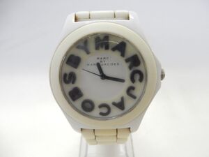 Q877-N41-1404★MARC BY MARC JACOBS マークバイマークジェイコブス MBM-4005C メンズ クオーツ ジャンク 不動 ★現状品4