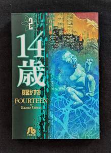 １００円！「１４歳 ２巻」楳図かずお 小学館文庫 ８刷