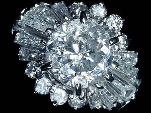 GL14059SS【1円～】新品【RK宝石】《Diamond》豪華絢爛! 上質ダイヤモンド 特大1.006ct! 極上脇石ダイヤモンド Pt900 超高級リング ダイヤ