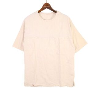 ZARA ザラ 春夏 半袖 【麻★リネン】 ポケット カットソー ポケTシャツ Sz.S　レディース　E4T00942_5#A