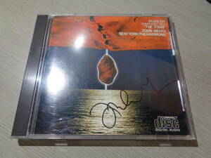 ズービン・メータ氏の直筆サイン入,ZUBIN MEHTA(SIGNED!),NEW YORK PHILHARMONIC/MAHLER:THE TITAN(1982 CBS/SONY:38DC 33 \3.800 NM CD