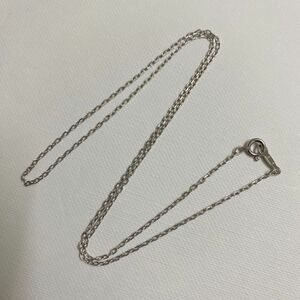 御木本 ミキモト MIKIMOTO K18WG 小豆チェーンネックレスのみ　40センチ