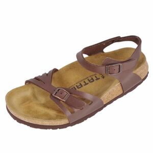 ビルケンシュトック BIRKENSTOCK サンダル TATAMI ストラップ レザー コルク メンズ 39(25.5cm相当) ブラウン cf03on-rm04c14726