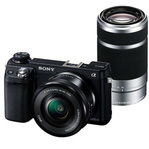 中古 １年保証 美品 SONY NEX-6Y ダブルズームキット 16-50mm + 55-210mm