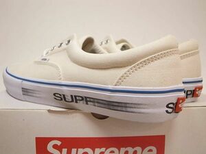 【即決 送料無料】Supreme x VANS ERA PRO 29.5cm US11.5 新品 Motion Logo スケシン SKATE THING シュプリーム モーション ロゴ 白 2016年