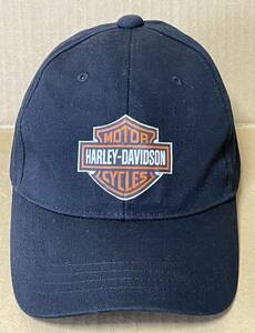 ハーレーダビッドソン【HARLEY-DAVIDSON】モーターサイクル・ベトナム製・コットン100%・キャップ・黒ブラック・美品・ダヴィッドソン