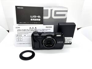 ☆ほぼ新品☆RICOH リコー　WG-6 防水コンパクトデジタルカメラ　#3209