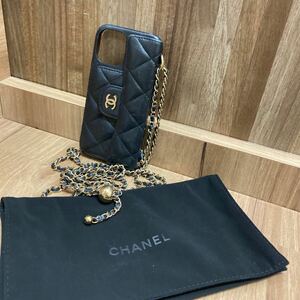 CHANEL シャネル ラムスキン ココマーク iPhoneケース スマホケース iPhone15 チェーンショルダー レディース おしゃれ アイテム 人気