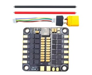 【在庫処分】 FPV Racing ドローンレース用品 BLHeli_S 4in1 ESC 30A 2-6s (Max40A) Dshot600可 日本語説明書付 @01