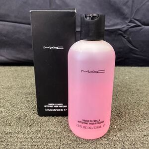 ●【売り切り】ほぼ未使用品！MAC マック BRUSH CLEANSER ブラシクレンザー 235ml 箱付属 ブランドコスメ 