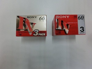 期間限定セール 【未使用】 ソニー SONY miniDVカセット LPモード90 60分 3本パック 2個セット 3DVM60R/3DVM60R3