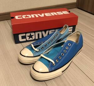 1円〜 新品未使用 28cm コンバース CONVERSE スニーカー オールスター US CC OX ALL STAR US ORIGINATOR 1SD554 US9.5 マルチ ブルー