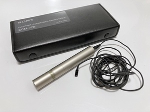 ★完動品★ SONY ソニー ECM-77B 業務用 ピンマイク エレクトレットコンデンサーマイク