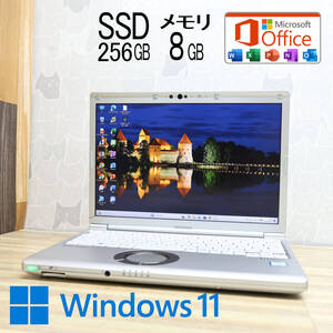 ★完動品 高性能8世代4コアi5！SSD256GB メモリ8GB★CF-SV7 Core i5-8350U Webカメラ TypeC LTE Win11 MS Office2019 H&B★P80358